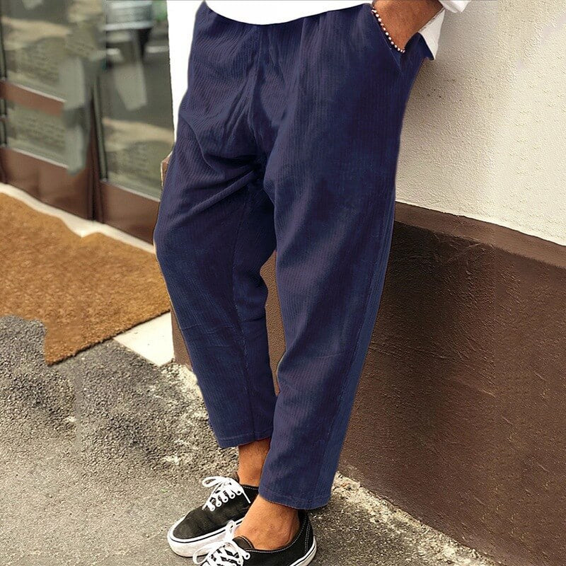 Noah - Casual Losse Corduroy Broek voor Mannen