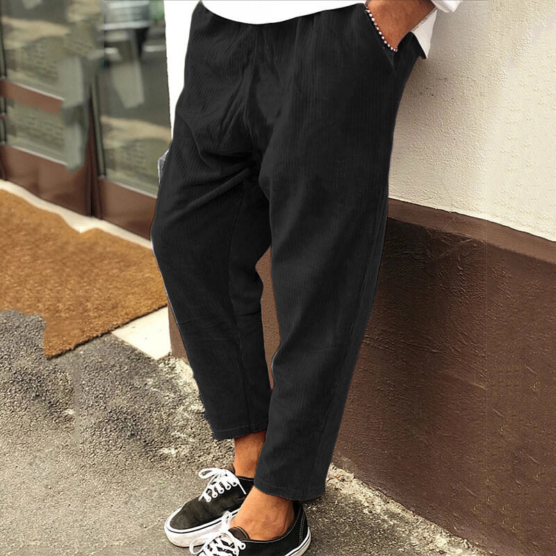 Noah - Casual Losse Corduroy Broek voor Mannen
