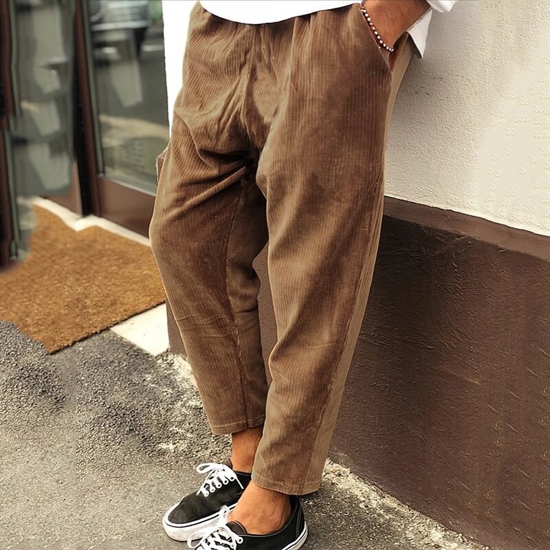 Noah - Casual Losse Corduroy Broek voor Mannen